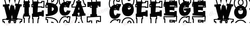 Wildcat College W01字体转换